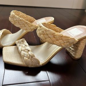 8W Dolce Vita Paily Raffia - Vanilla
